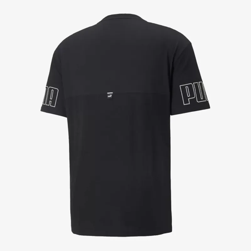 PUMA POWER COLORBLOCK TEE 