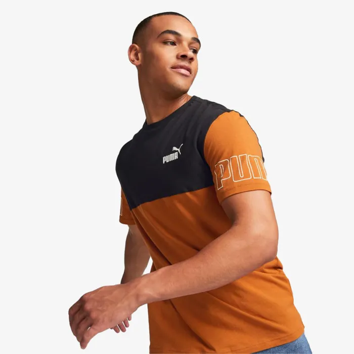 PUMA POWER COLORBLOCK TEE 