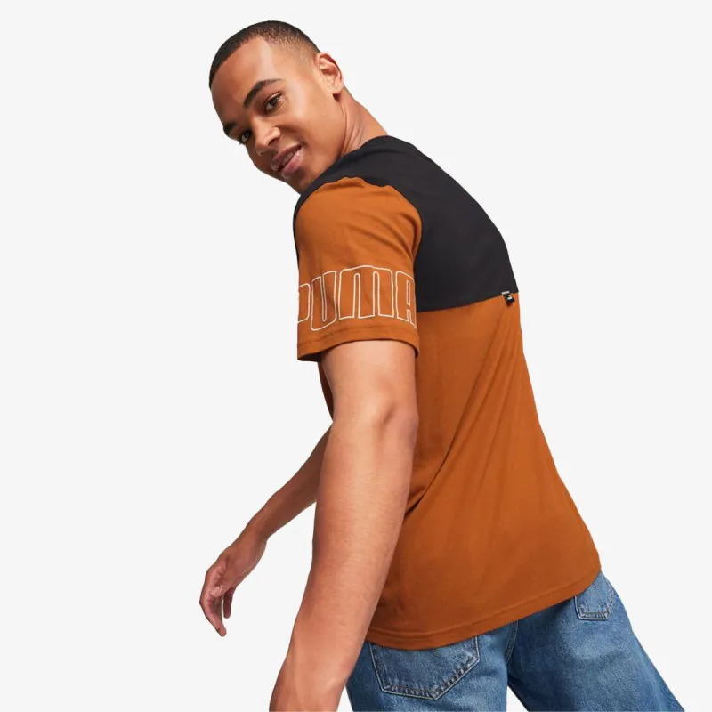 PUMA POWER COLORBLOCK TEE