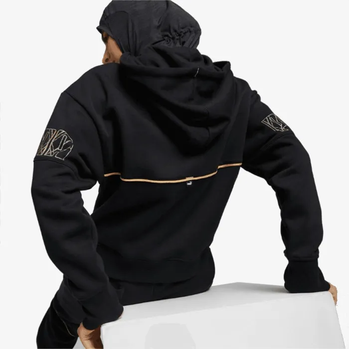PUMA POWER DECO GLAM HOODIE 