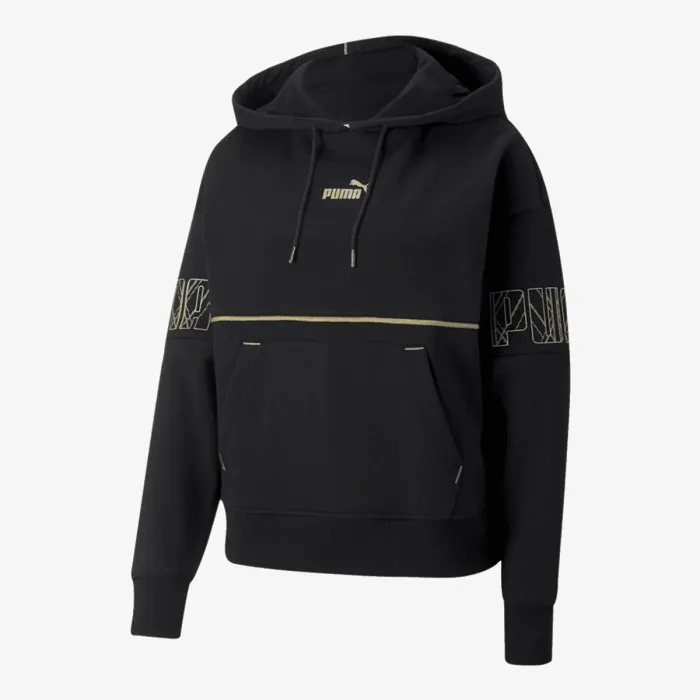 PUMA POWER DECO GLAM HOODIE 