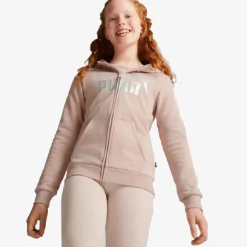 ESS+ LOGO FULL-ZIP HOODIE FL G ROSE QUAR 