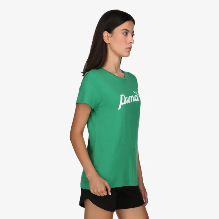 PUMA PUMA ESS+ BLOSSOM Script Tee 