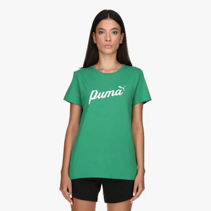 PUMA PUMA ESS+ BLOSSOM Script Tee 