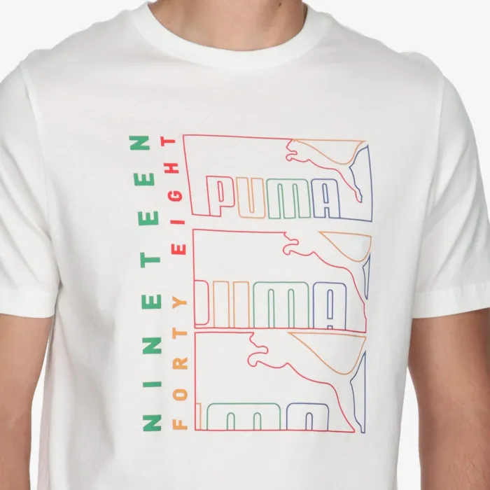 PUMA PUMA GRAPHICS Triple No. 1 Logo Tee 