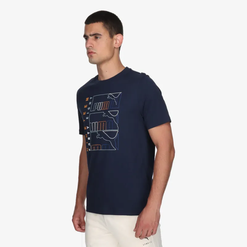 PUMA PUMA GRAPHICS Triple No. 1 Logo Tee 