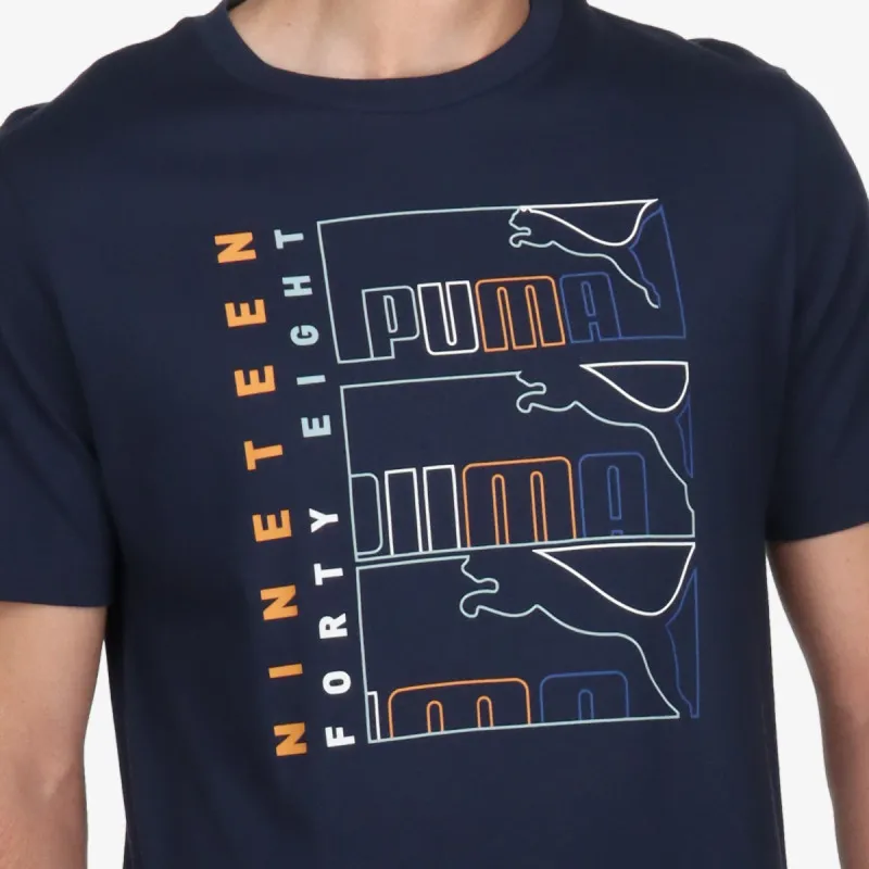 PUMA PUMA GRAPHICS Triple No. 1 Logo Tee 