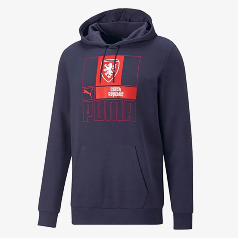 PUMA FACR FTBLCORE HOODY PEACOAT 