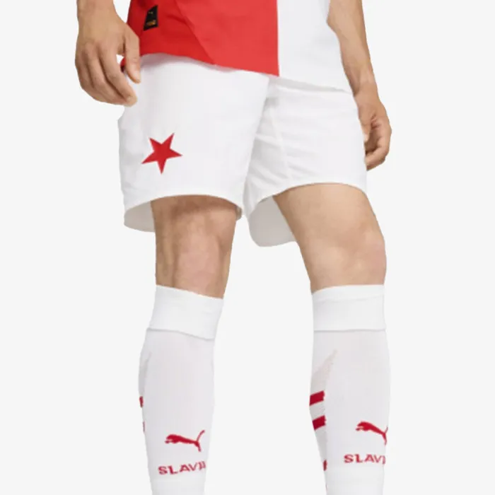 PUMA SKS Shorts Promo - PUMA White-PUMA Red 