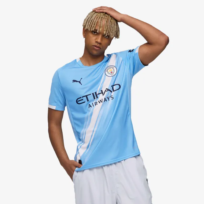 PUMA MCFC Home Jersey Replica Team Light Blue 