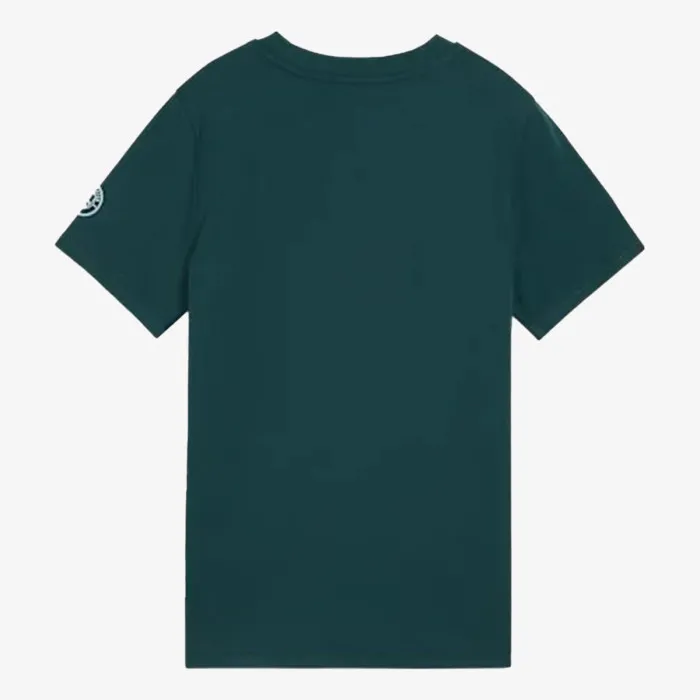 PUMA MCFC FtblCulture Tee Jr Green Terrain-Se 