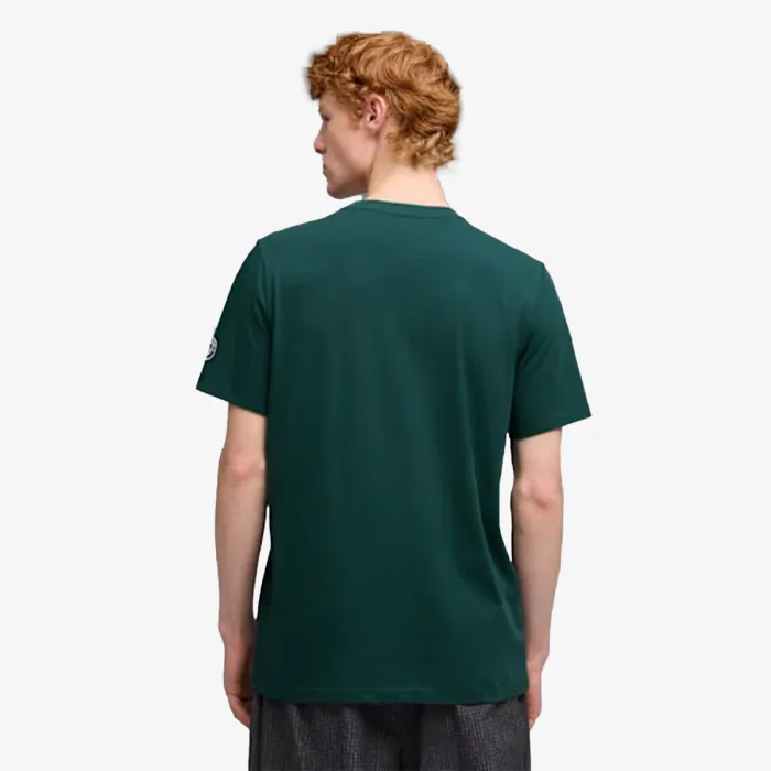 PUMA MCFC FtblCulture Tee Green Terrain-Sea G 