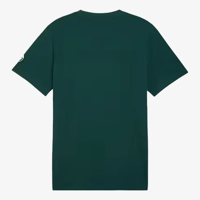 PUMA MCFC FtblCulture Tee Green Terrain-Sea G 