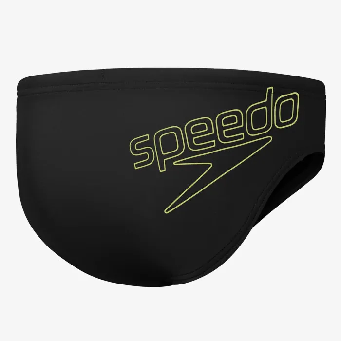 SPEEDO LOGO 6.5CM BRF JM BLACK/YELLOW 