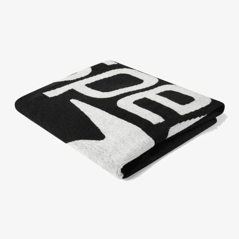 SPEEDO LOGO TOWEL AU BLACK/WHITE 