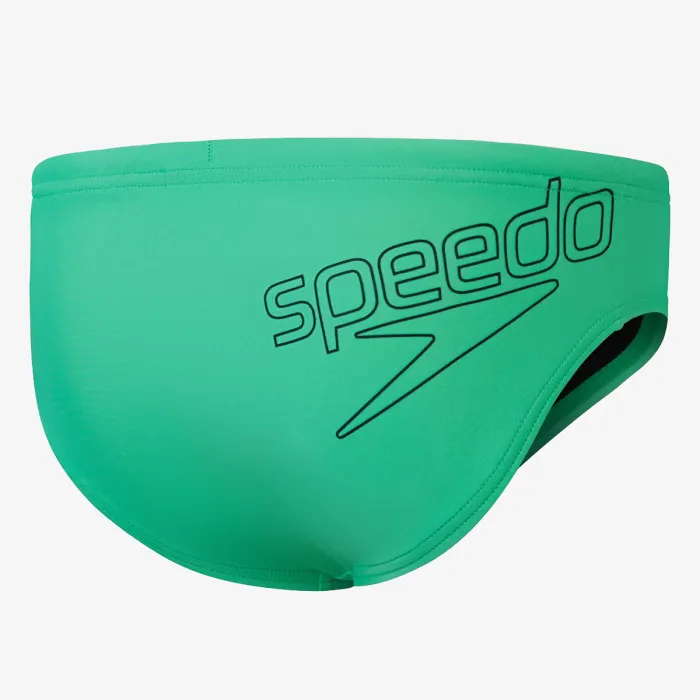 SPEEDO LOGO 6.5CM BRF JM GREEN/BLACK 