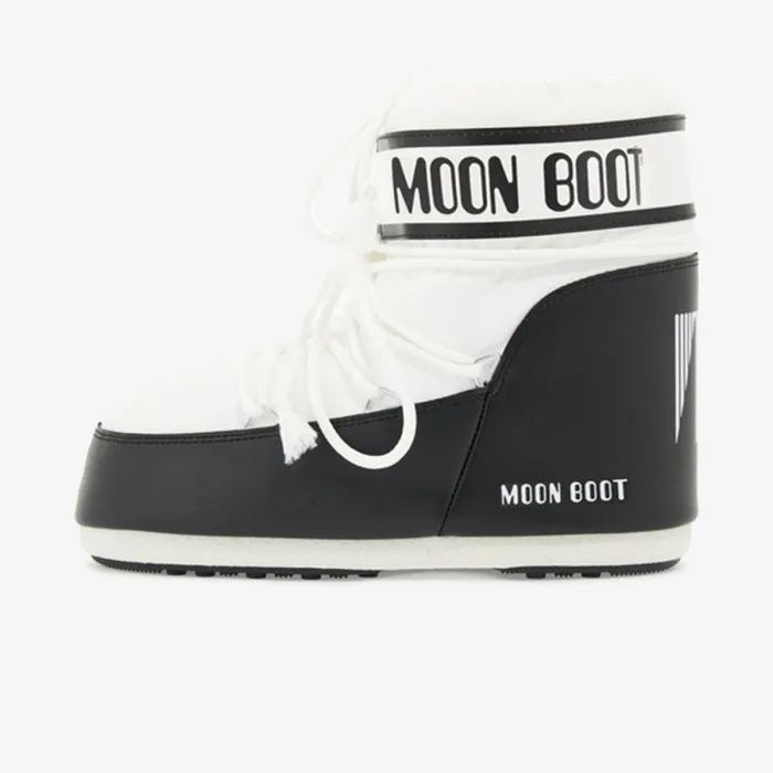MOON BOOT MB ICON LOW NYLON WHITE 
