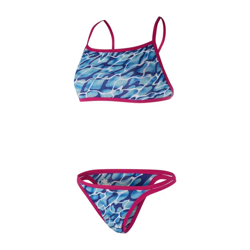 SPEEDO FLIP REV 2PCE TF PINK/BLUE 