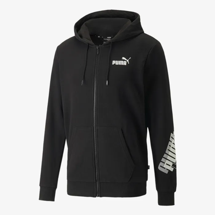 PUMA Logo Full Zip Hoodie 