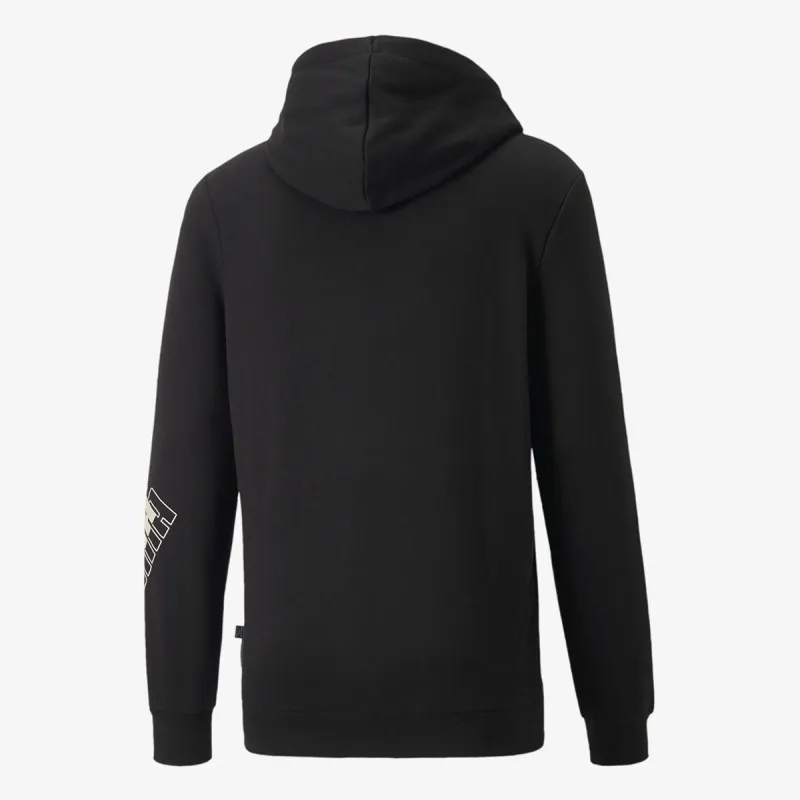PUMA Logo Full Zip Hoodie