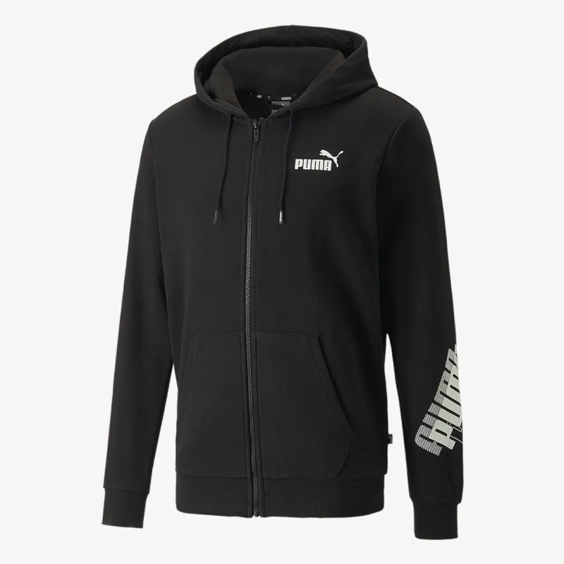 PUMA Logo Full Zip Hoodie