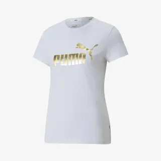 PUMA ESS+ METALLIC LOGO TEE