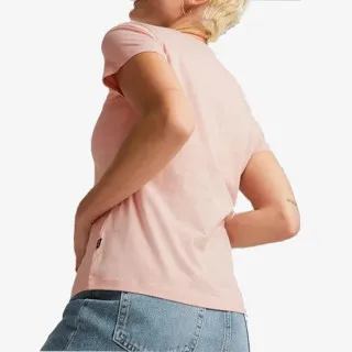 PUMA ESS+ EMBROIDERY TEE ROSE QUARTZ