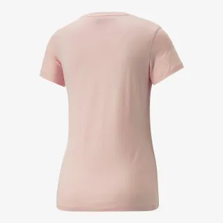PUMA ESS+ EMBROIDERY TEE ROSE QUARTZ