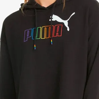 PUMA ESS+ RAINBOW CROPPED HOODIE TR