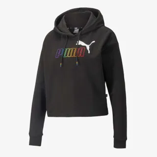 PUMA ESS+ RAINBOW CROPPED HOODIE TR