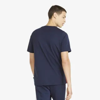 PUMA ESS+ COLORBLOCK TEE PEACOAT 