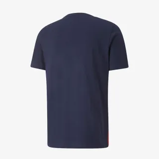 PUMA ESS+ COLORBLOCK TEE PEACOAT 