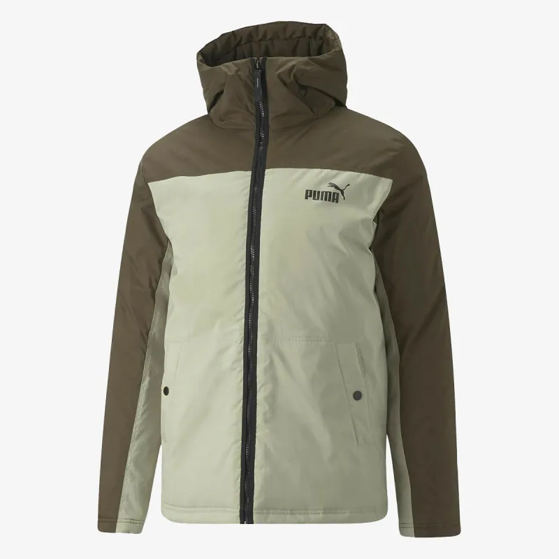 PUMA PUMA COLOURBLOCK HOODED PADDED JACKET