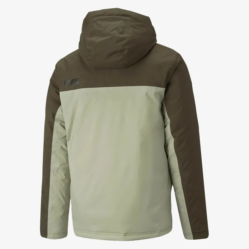 PUMA PUMA COLOURBLOCK HOODED PADDED JACKET