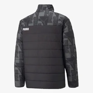 PUMA ESS+ PADDED AOP JACKET PUMA BLACK