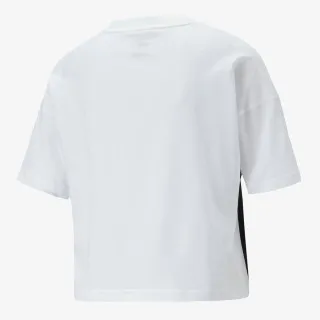 PUMA POWER TAPE TEE WHITE