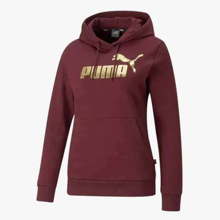 PUMA ESS+ METALLIC LOGO  HOODIE 