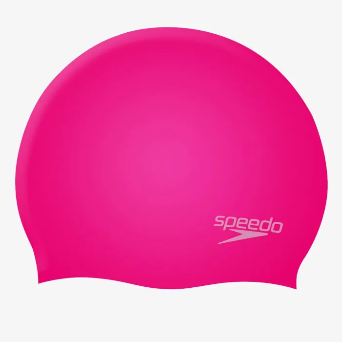 SPEEDO MOULDED SILC CAP JU PINK/PINK 