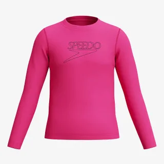 SPEEDO Unisex Long Sleeve Classic Logo Rash Gua 