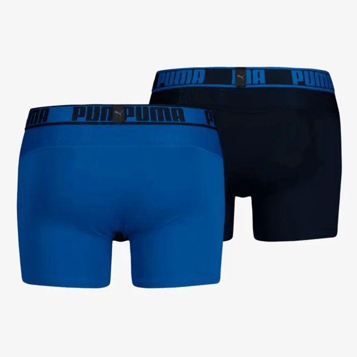 PUMA PUMA ACTIVE BOXER 2P PACKED BLUE 