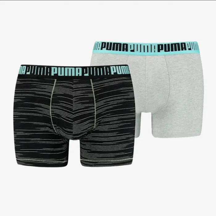 MEN SPACE DYE BOXER 2P 