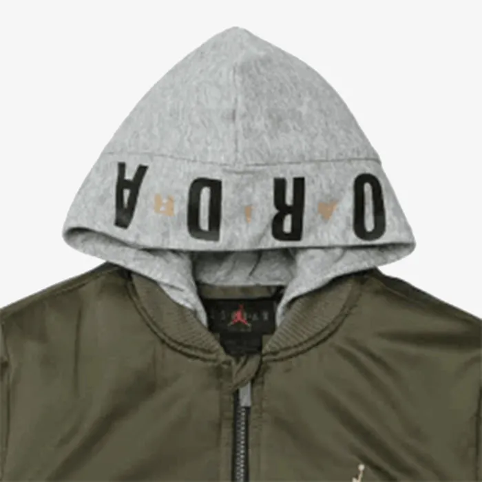 JORDAN JDN BIG LOGO HOODED BOMBER 