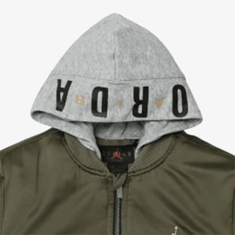JORDAN JDN BIG LOGO HOODED BOMBER 