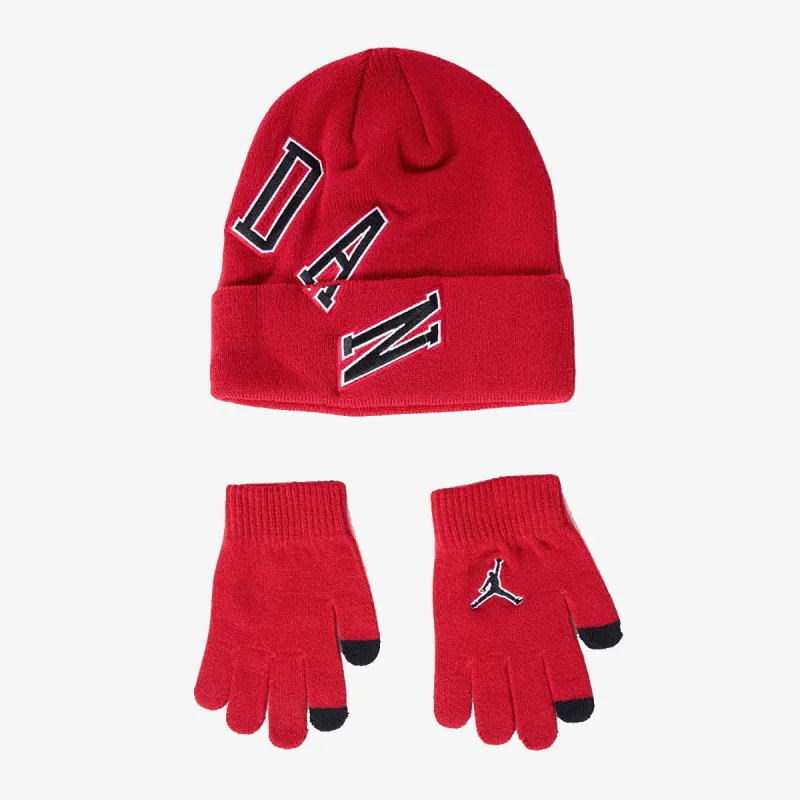 JORDAN JAN JORDAN VARSITY BEANIE SET 