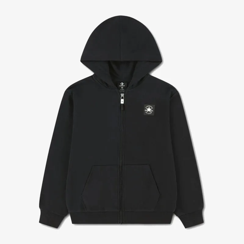 CONVERSE CNVB VARCITY ZIP FRONT HOODIE 