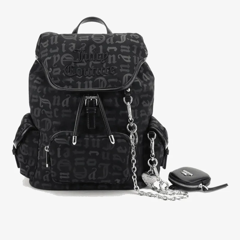 JUICY COUTURE Carol Backpack Polyester/PU Black 