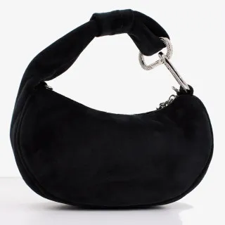 JUICY COUTURE Blossom Small Hobo Bag Polyester Black 