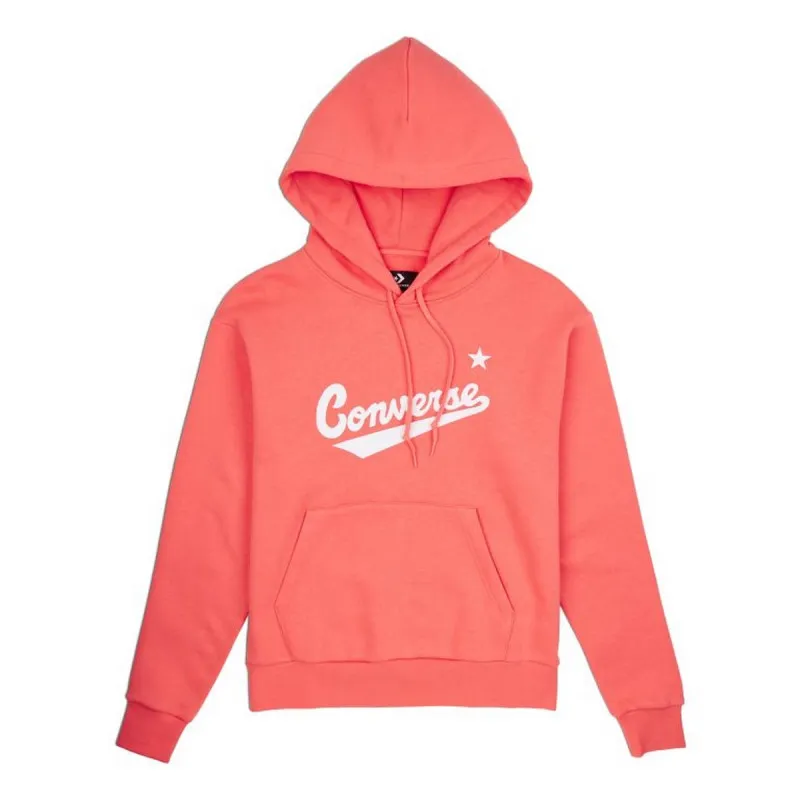 CONVERSE SCRIPTED LOGO FLEECE HOODIE