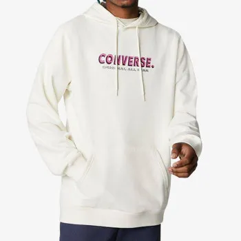 BOLD WORD PULLOVER HOODIE 