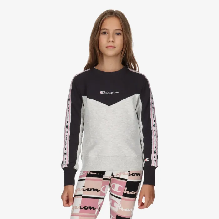 CHAMPION CHAMPION GIRLS ROCH INSPIRED CREWNECK 
